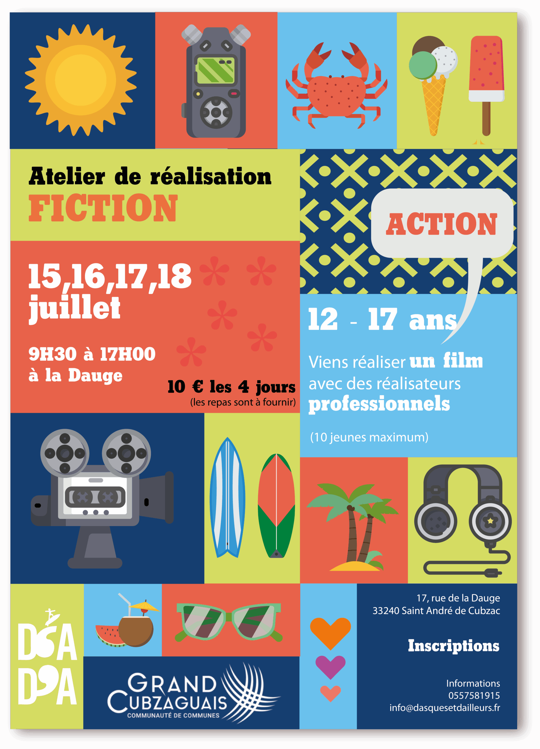 affiche ado été